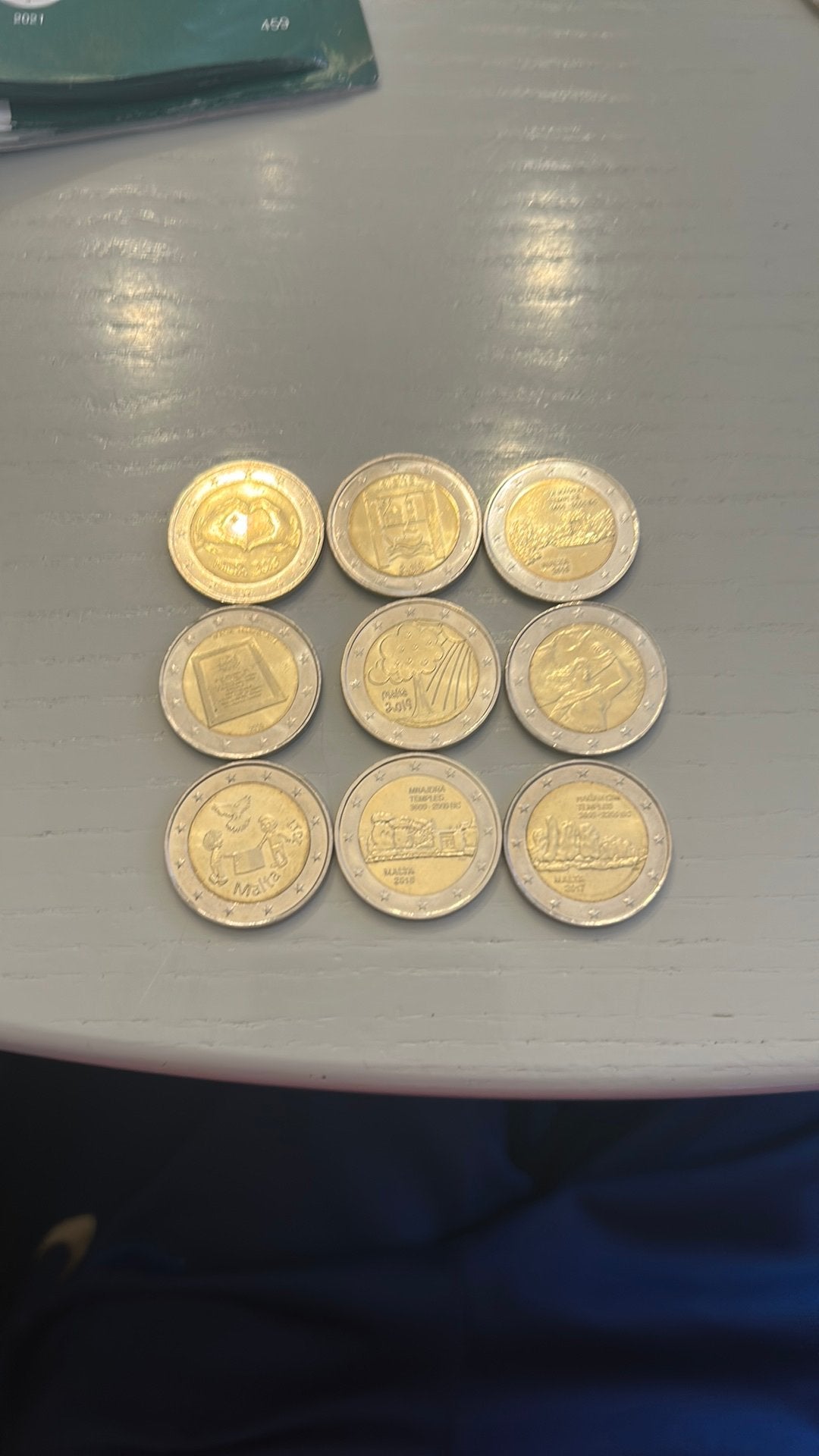 Allemaal malta munten, Postzegels en Munten, Munten | Europa | Euromunten, Ophalen of Verzenden, Malta, 2 euro