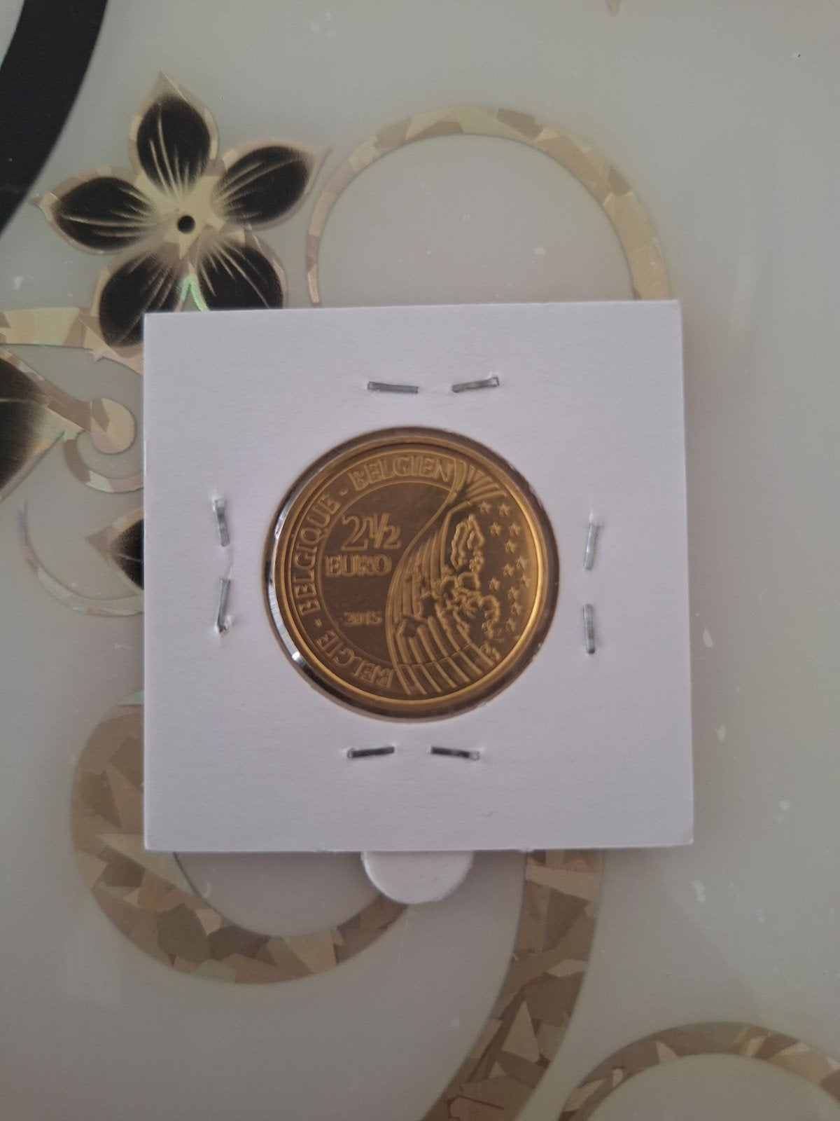 Belgische 2 1/2 Euro Waterloo munt 2015, Ophalen of Verzenden, Metaal, Losse munt