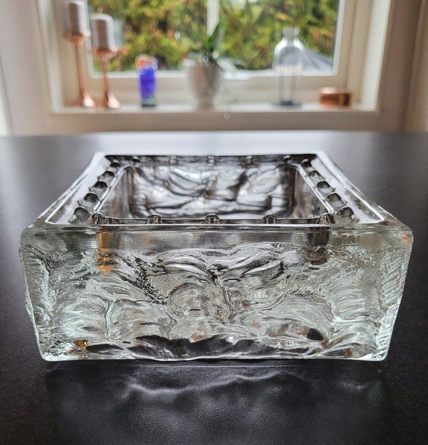 Sklo Union Schaal - Vintage, Schaal, Vierkant, Ophalen of Verzenden, Glas