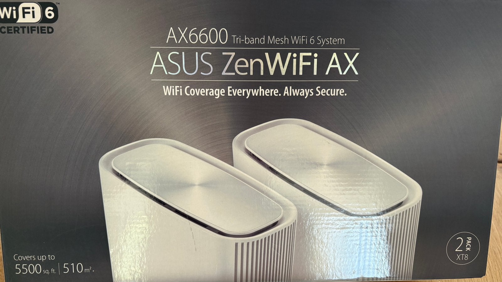 Asus ZenWifi AX6600 (XT8) Mesh WiFi 6  2 stuks System, Ophalen of Verzenden, Zo goed als nieuw, Router