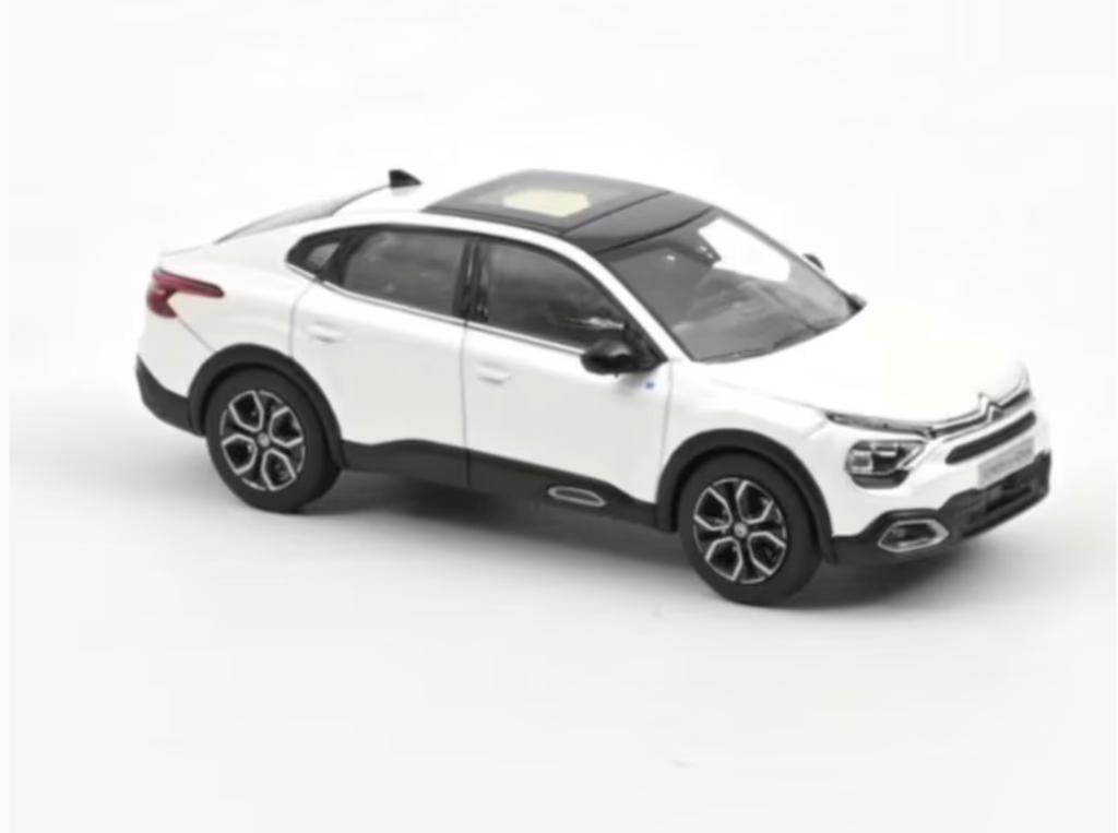 Citroen e-C4 X 2023 Pearl Wit schaal 1:43 NOREV ref. 155480, Verzenden, Nieuw, Auto, Norev