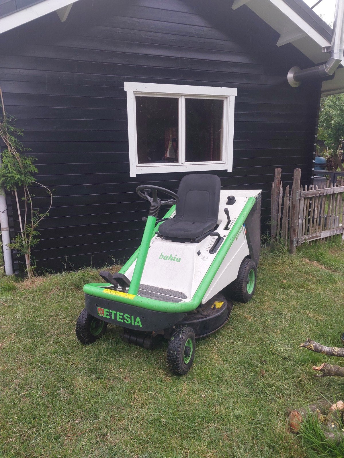 Etesia bahia  zitmaaier, Tuin en Terras, Grasmaaiers, Ophalen, Gebruikt, 50 cm of meer