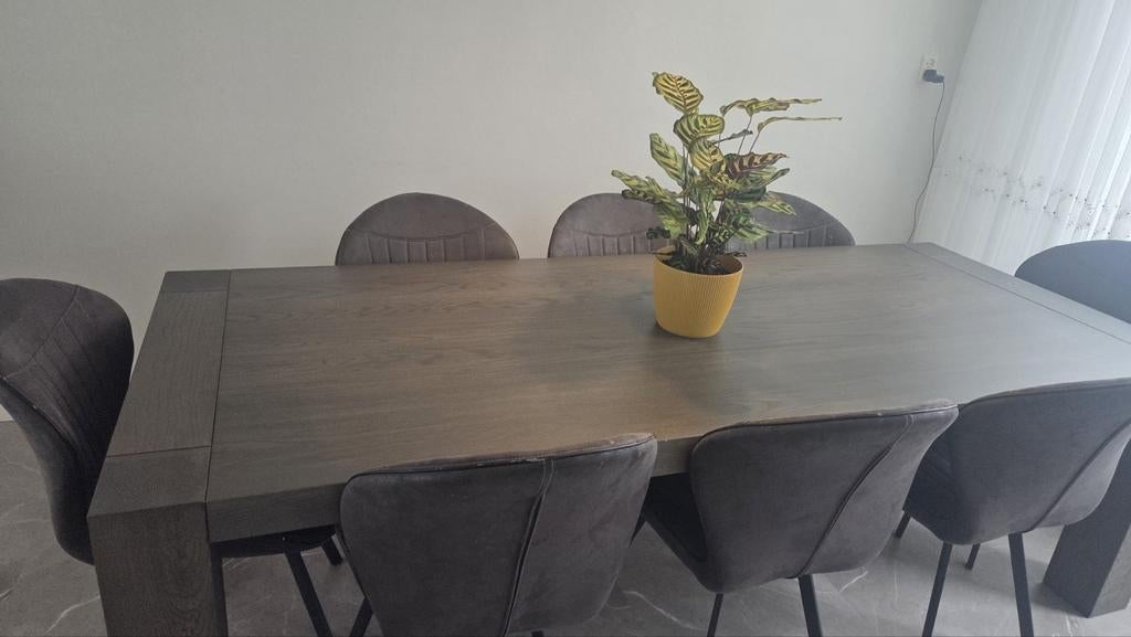 Eettafel, Ophalen, Gebruikt, 200 cm of meer, 200 cm of meer