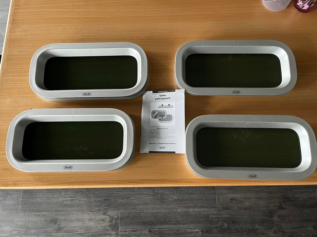 4 x nieuwe Gebo patrijspoort, Ophalen of Verzenden, Nieuw, Interieur en Kussens