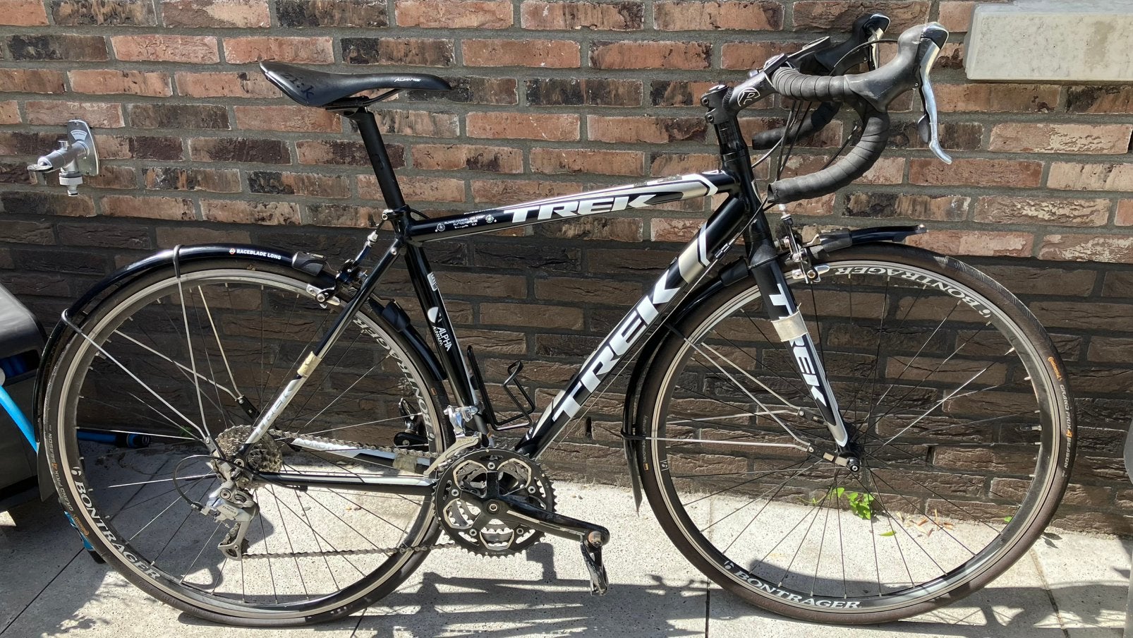 Trek Alpha racefiets 52cm Shimano Tiagra carbon onderdelen, Fietsen en Brommers, Fietsen | Racefietsen, Gebruikt, Aluminium, 49 tot 53 cm