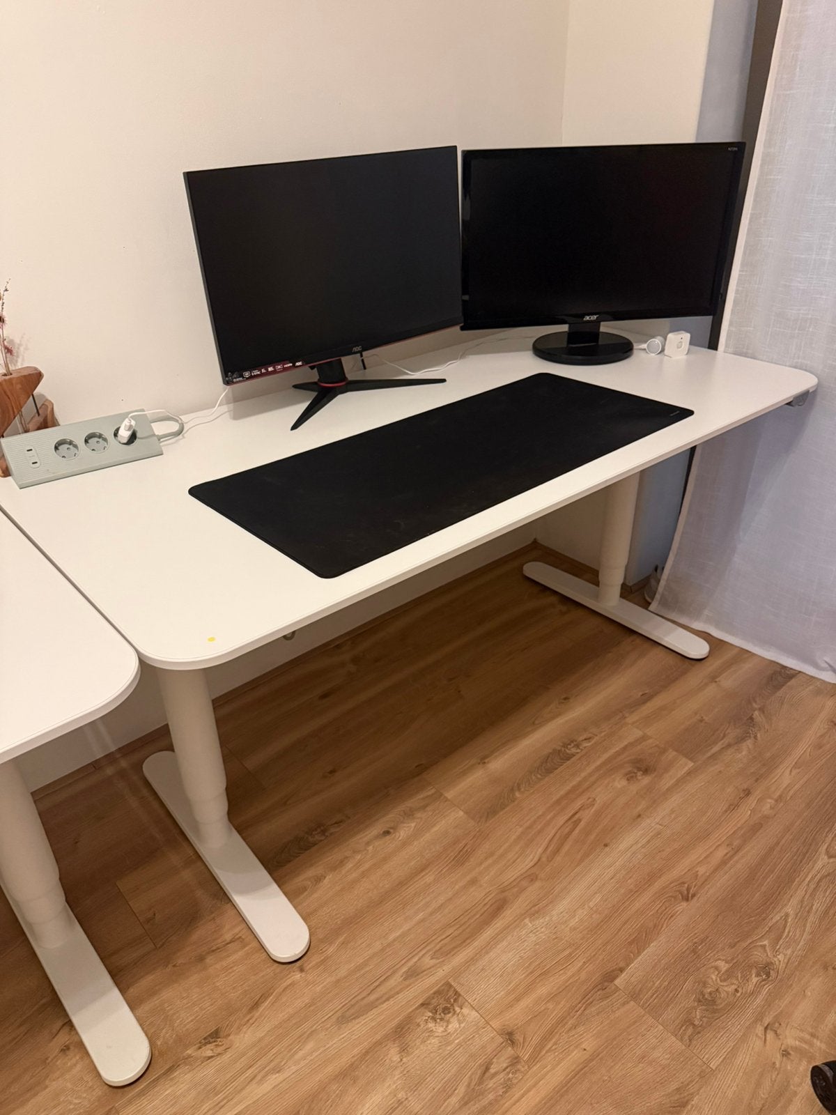 IKEA Bekant Elektrisch Zit-Sta Bureau 160x80, Huis en Inrichting, Ophalen, Zit-sta bureau, Zo goed als nieuw, IKEA
