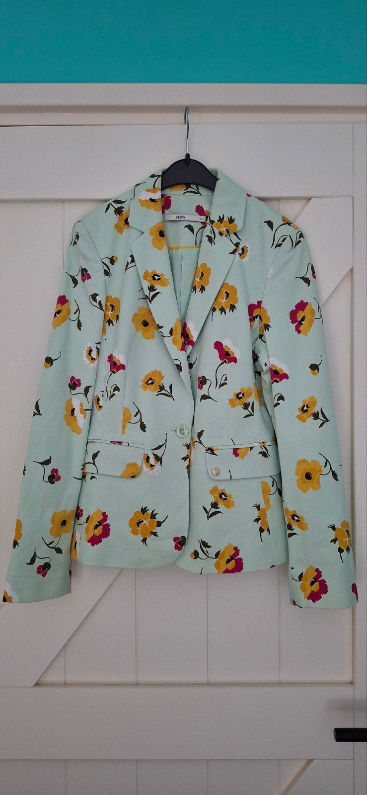 Steps bloemen blazer maat 34, Ophalen of Verzenden, Zo goed als nieuw, Steps, Jasje