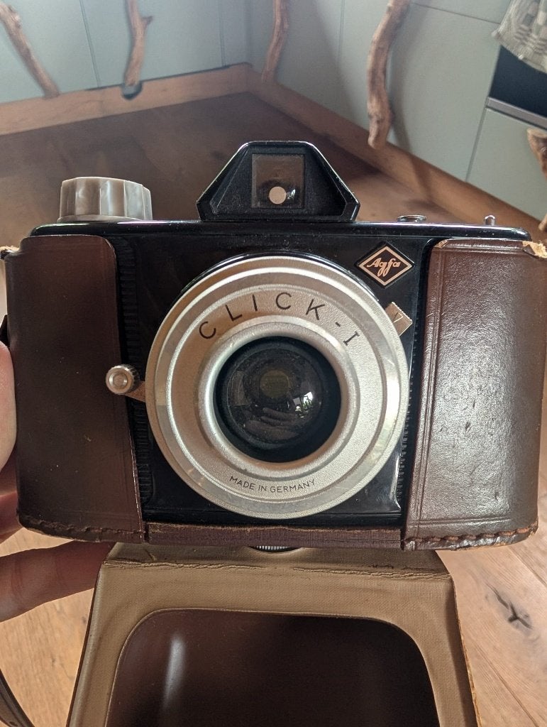 Agfa Click-I vintage camera, Audio, Tv en Foto, Fotocamera's Analoog, Ophalen of Verzenden, Gebruikt, Compact, Overige Merken