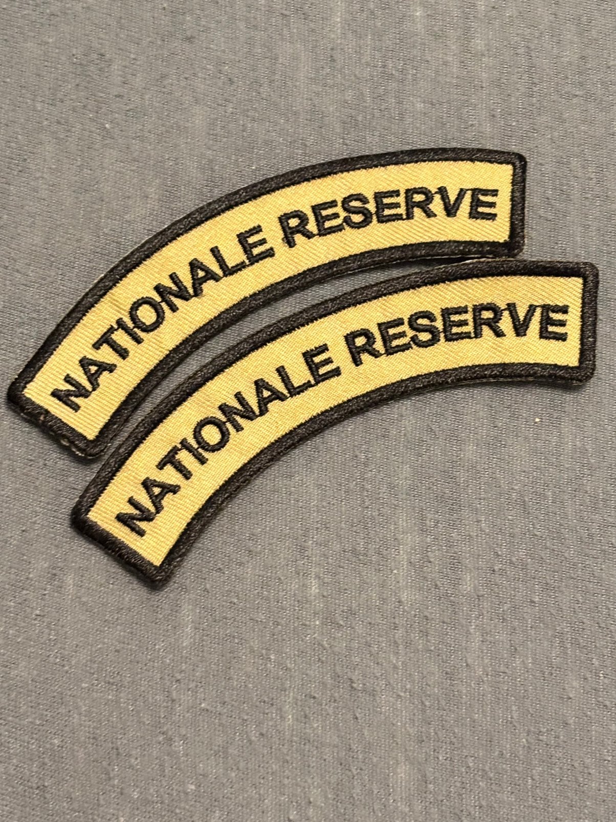 Setje straatnamen nationale reserve, Verzamelen, Verzenden, Landmacht, Nederland, Embleem of Badge