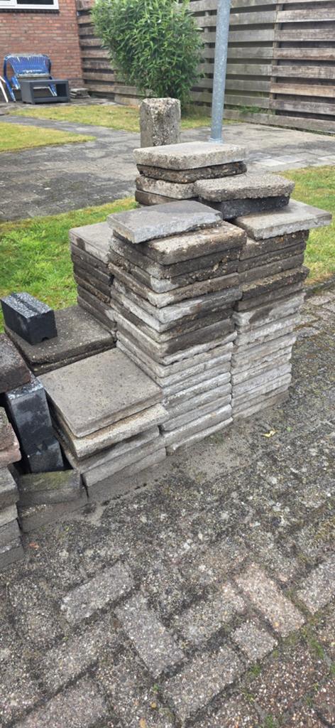Gebruikte stoeptegels 30x30, Ophalen, Gebruikt, 10 m² of meer, Beton