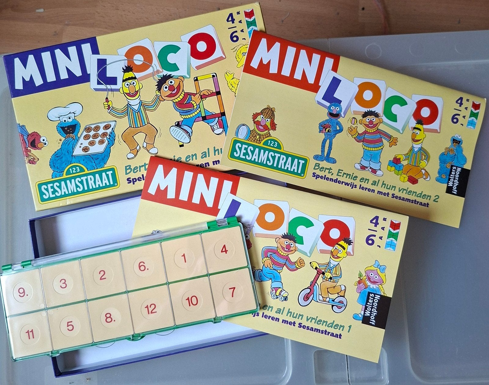 Mini Loco Sesamstraat - Educatief spel voor kinderen, Wolters Noordhoff, Een of twee spelers, Nieuw, Ophalen of Verzenden