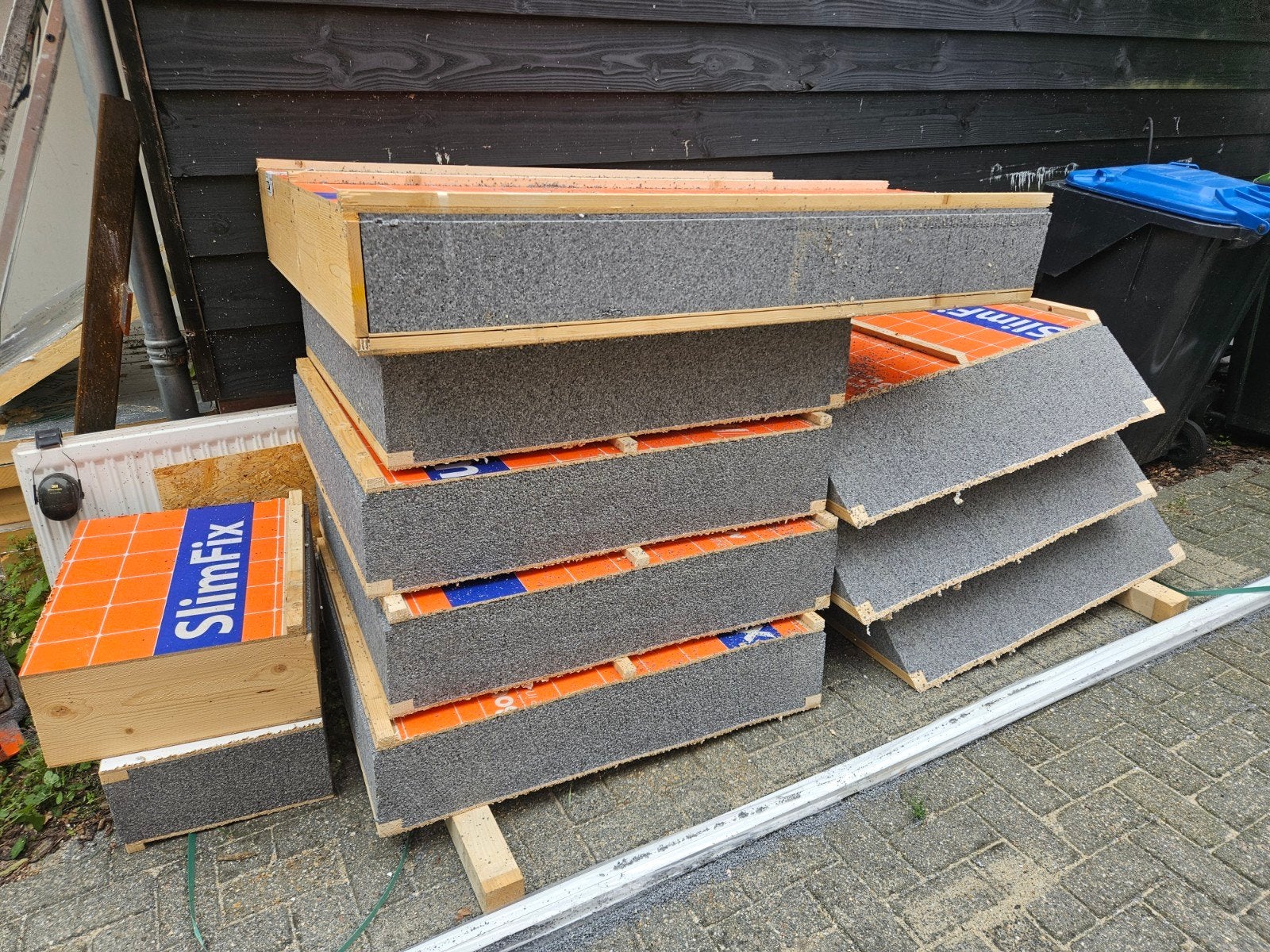 Isobouw slimfix dakplaten rest stukken, Doe-het-zelf en Verbouw, Isolatie en Afdichting, Ophalen, Hardschuim (Pir), 15 m² of meer