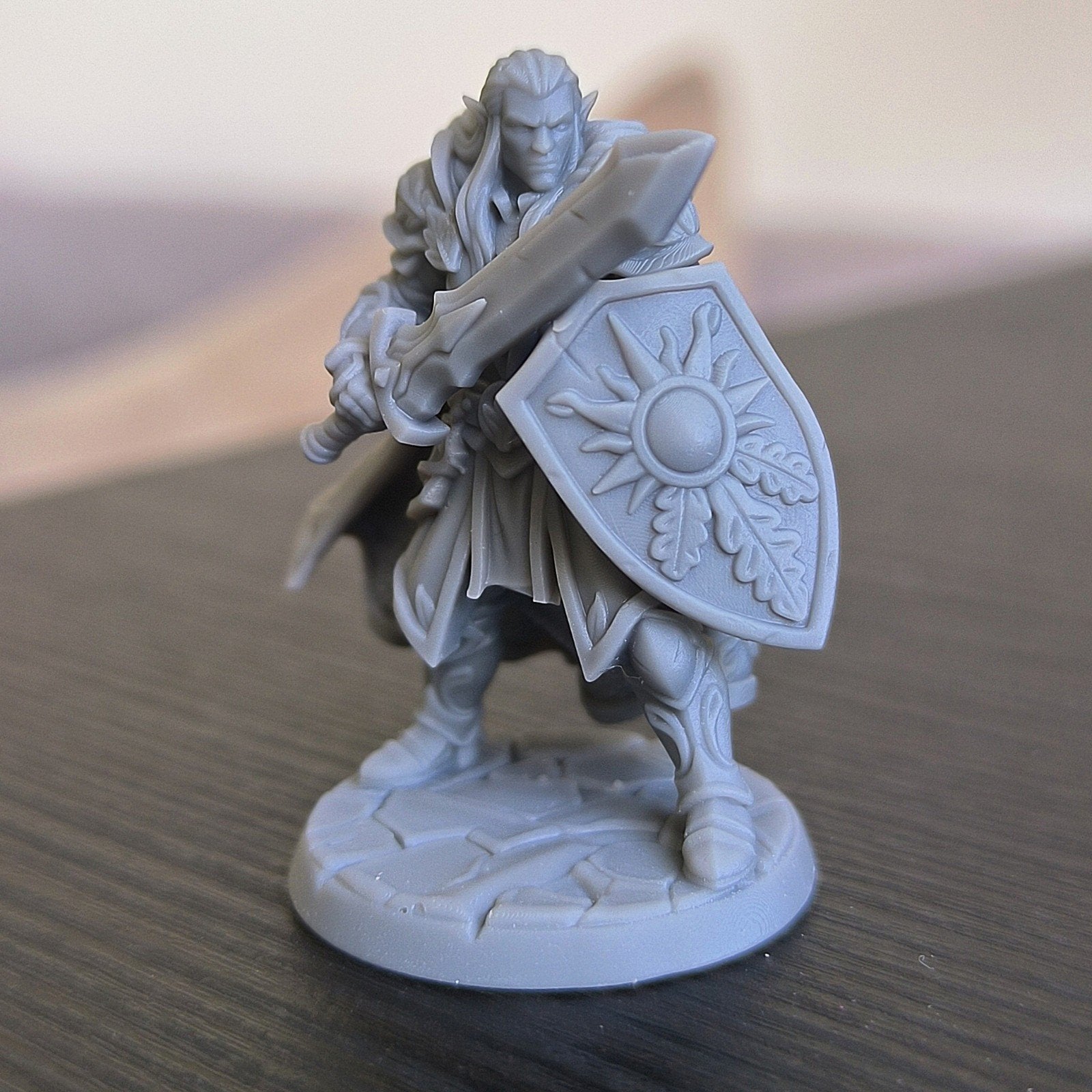 Elf paladin Miniature D&D HQ dungeon's and dragons, Ophalen of Verzenden, Overige soorten