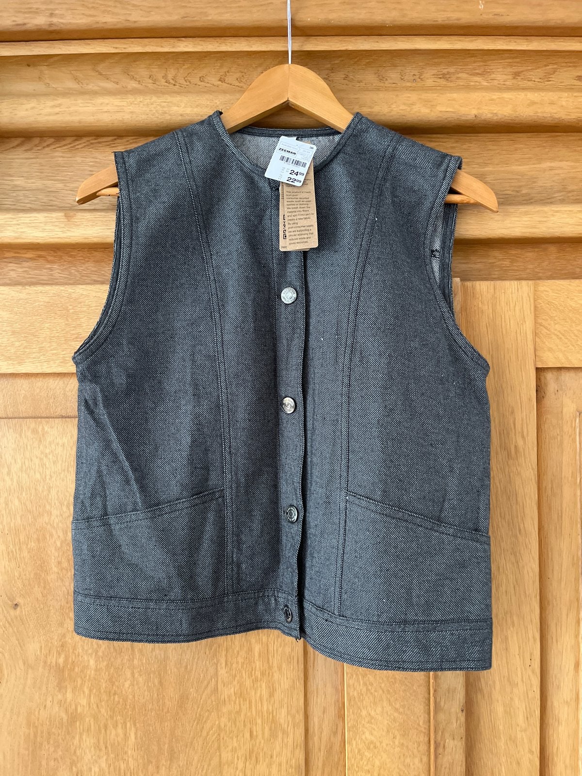 Nieuw Zeeman Denim Gilet Maat 38 - Duurzaam, Ophalen of Verzenden, Nieuw