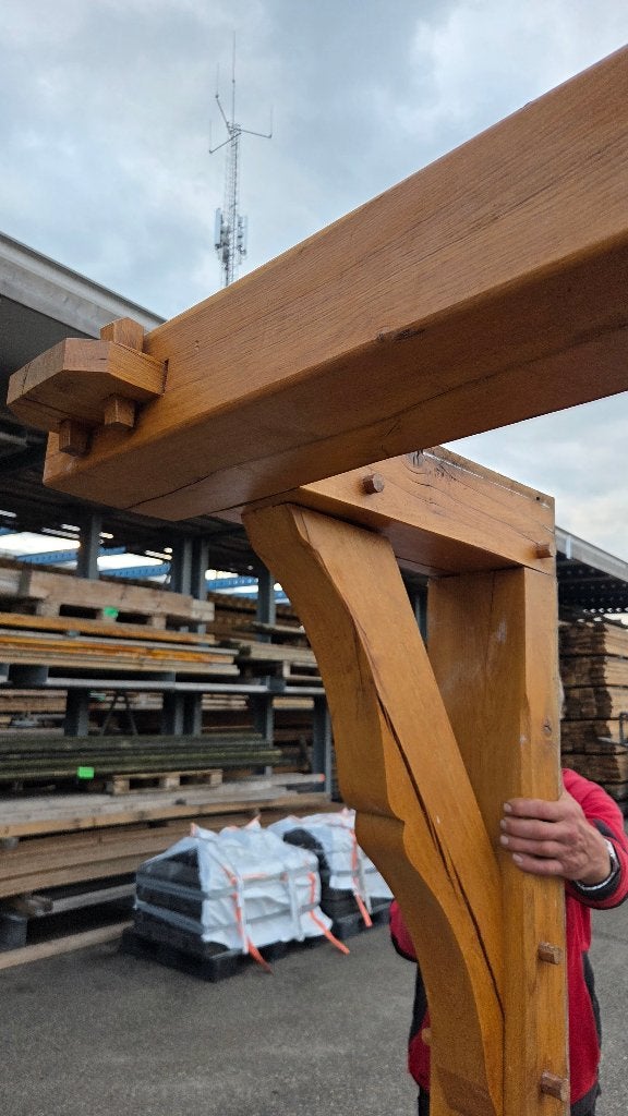 Eiken schouw haard kachel ( 469 ), Ophalen, Gebruikt, Overige soorten, Vrijstaande haard