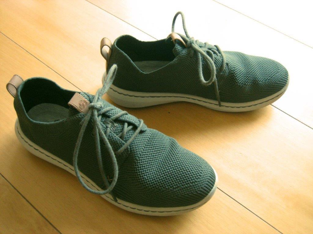 Sportieve legergroene Cloudsteppers CLARKS 42 snazzeys, Kleding | Heren, Schoenen, Overige kleuren, Verzenden, Clarks, Zo goed als nieuw
