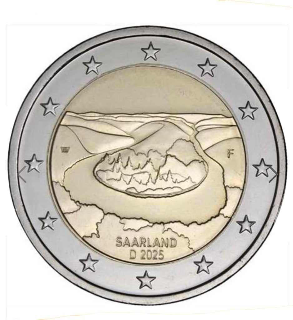 Euromunten, Ophalen of Verzenden, Duitsland, 2 euro, Losse munt