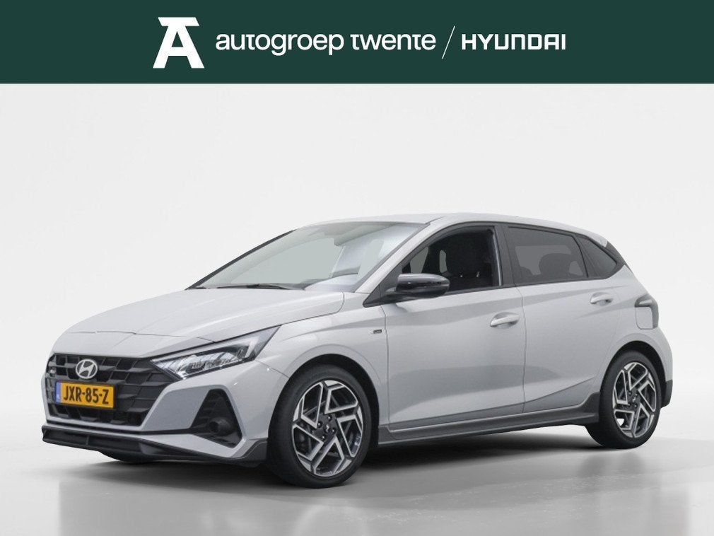 Hyundai i20 1.2 N Line | Private lease 429 pm (bj 2025), Auto's, Hyundai, Gebruikt, Zwart, 4 cilinders, 1198 cc