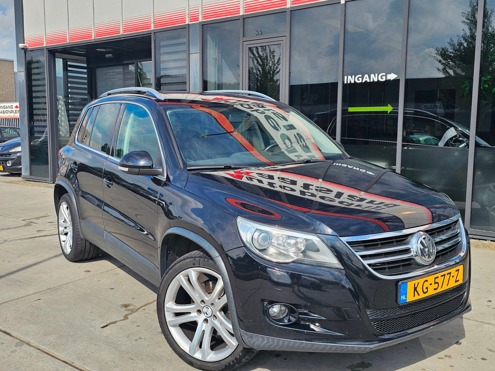 Volkswagen Tiguan 2.0 TSI Sport&Style 4Motion - Leer - Clima, Auto's, Gebruikt, Zwart, 4 cilinders, 1984 cc