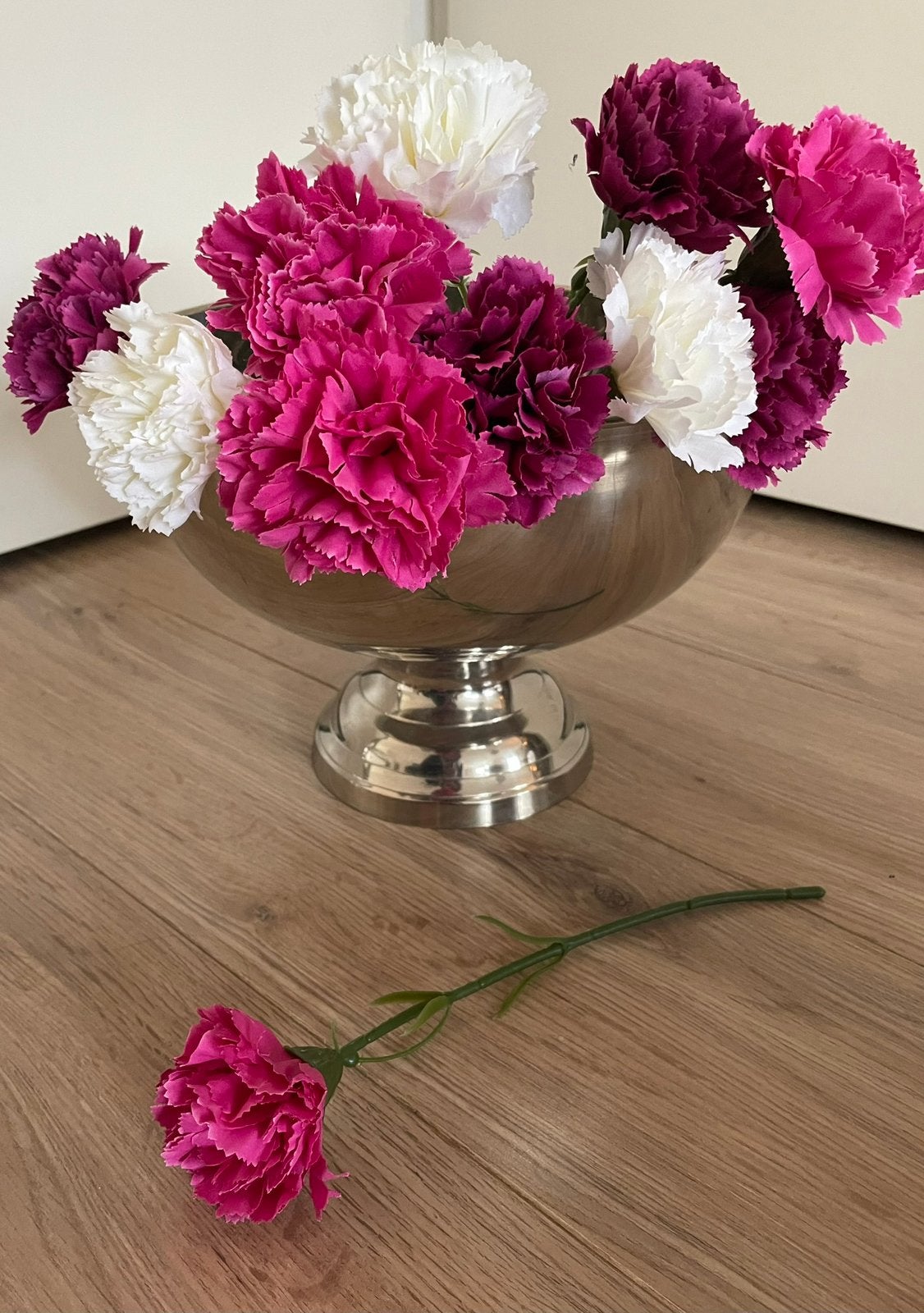 11 stuks - zijden bloemen - kunstbloemen, Ophalen, Zo goed als nieuw