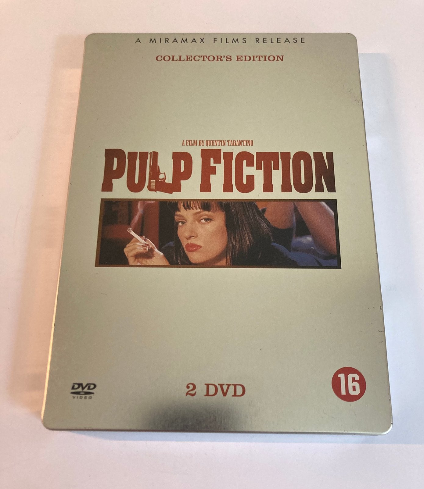 Pulp Fiction, 1994 / 2xDVD / Collector’s Edition / Steelbook, Vanaf 16 jaar, Ophalen of Verzenden, Zo goed als nieuw, Maffia en Misdaad