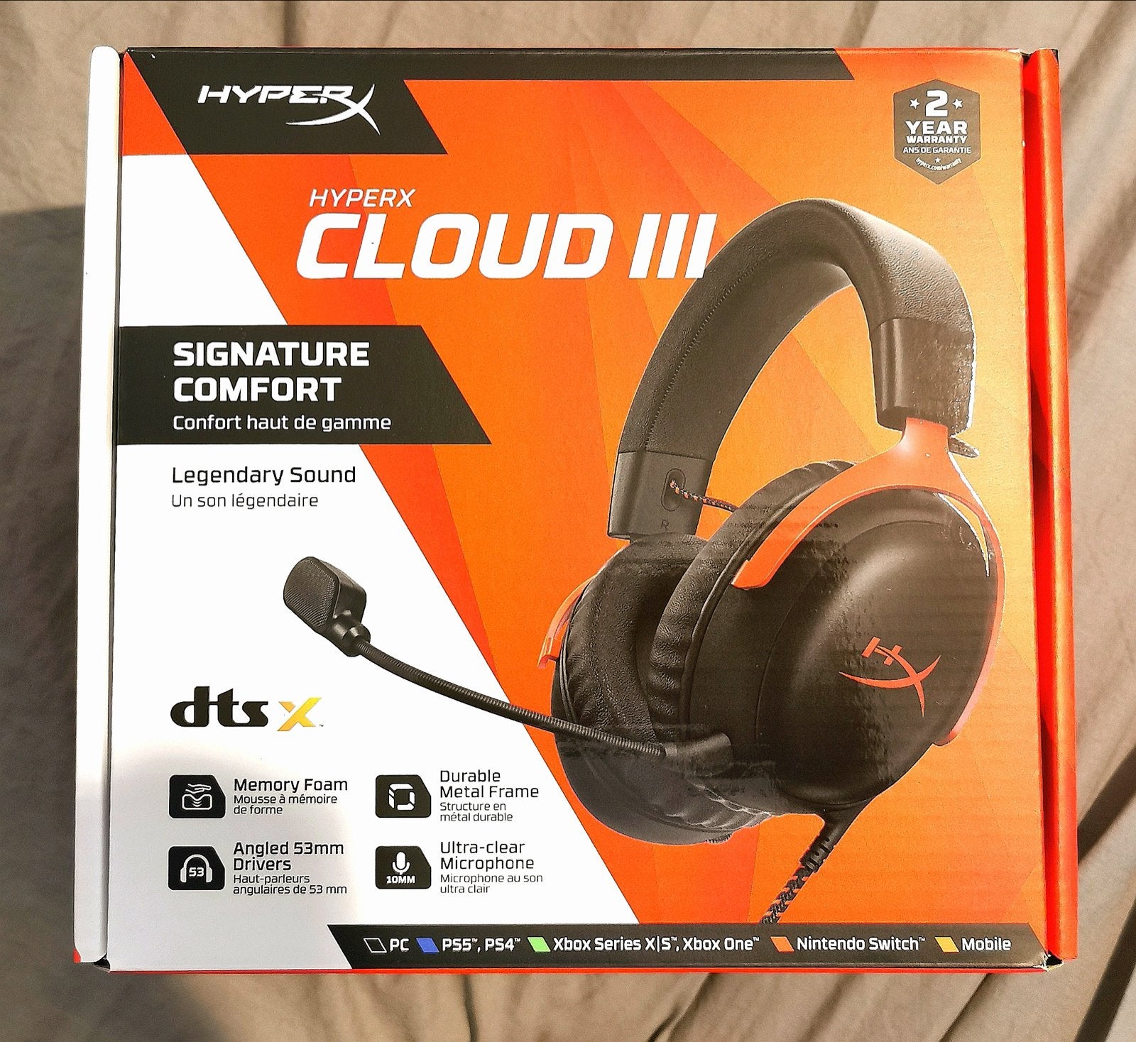 HyperX Cloud III Gaming Headset - Zo goed als nieuw, Ophalen, Zo goed als nieuw, Over oor (circumaural), Overige merken
