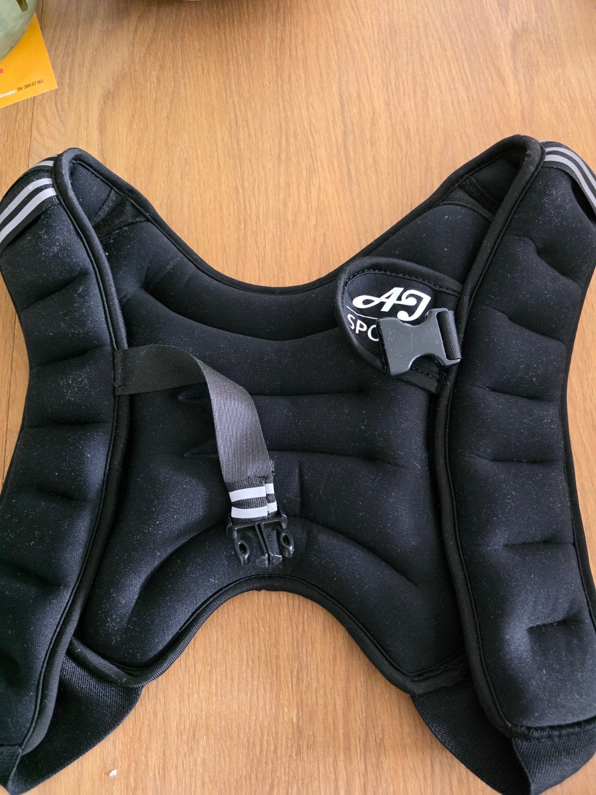 Verzwaard vest - 5 kg - Fitness, hardlopen, training, Sport en Fitness, Fitnessmaterialen, Ophalen, Gebruikt, Benen, Overige typen