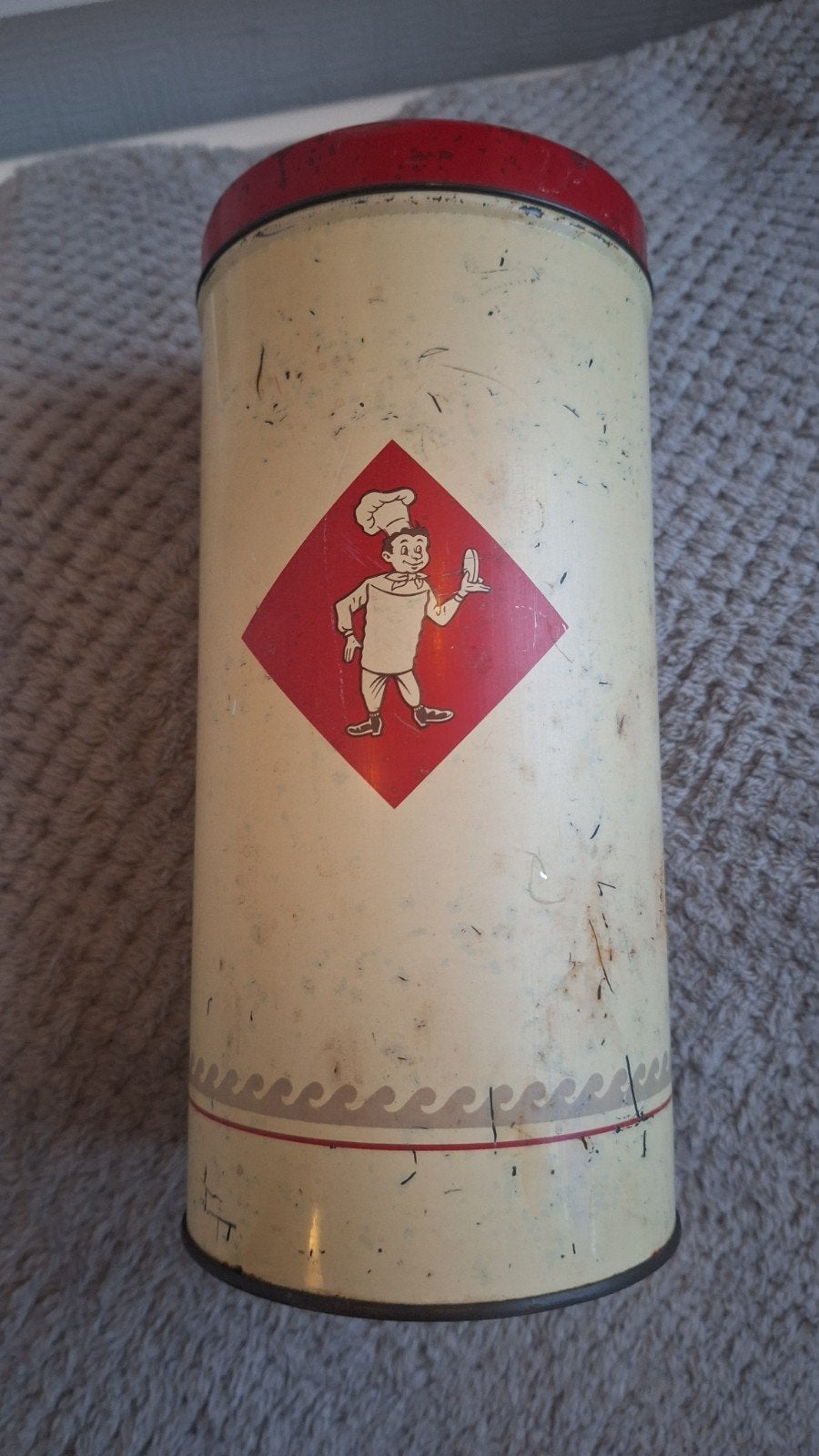 Vintage Bolletje Beschuitbus - Verzamelobject, Verzamelen, Ophalen of Verzenden, Gebruikt, Beschuit, Bolletje