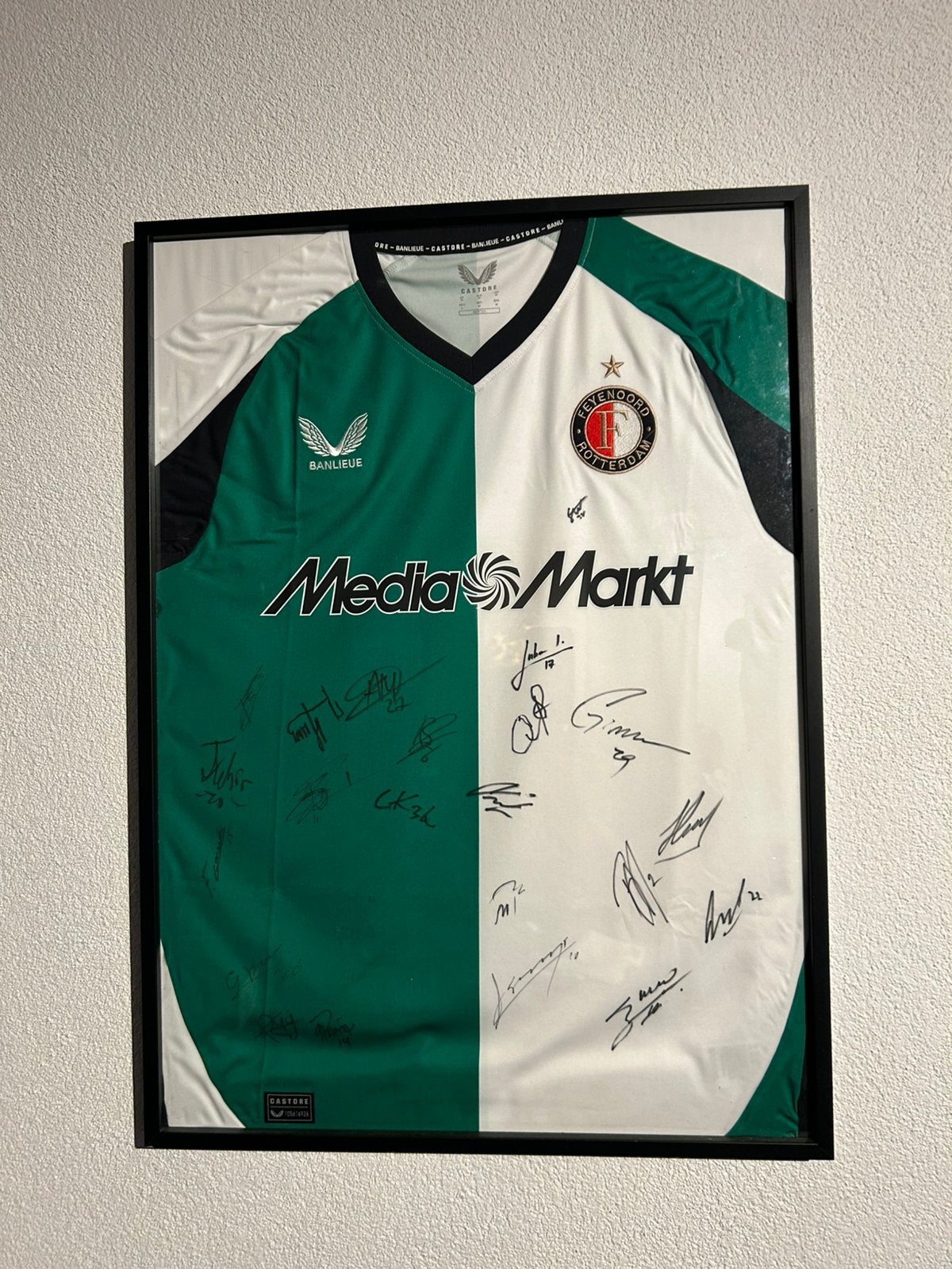 Feyenoord 24/25 3e tenue gesigneerd (22/12/24), Ophalen, Zo goed als nieuw, Shirt