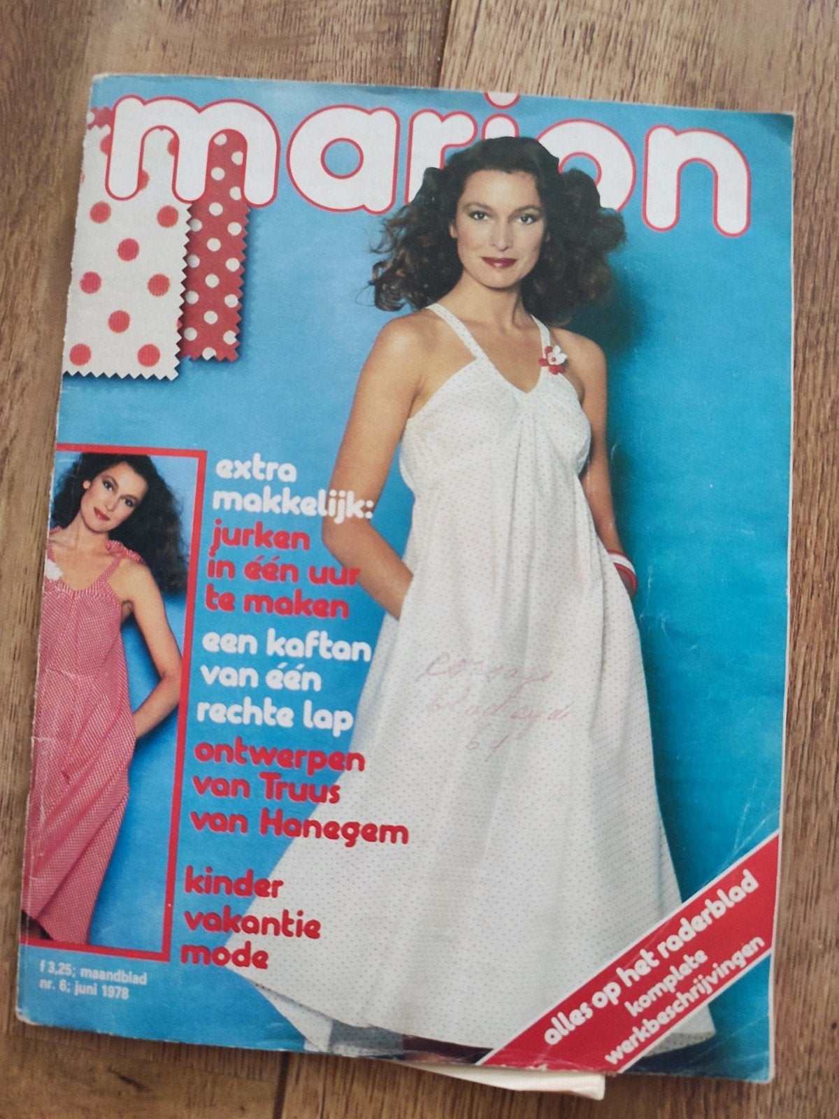 Marion Maandblad Juni 1978 - Vintage Naaipatronen, Marion, Vrouw, Ophalen of Verzenden, Overige typen