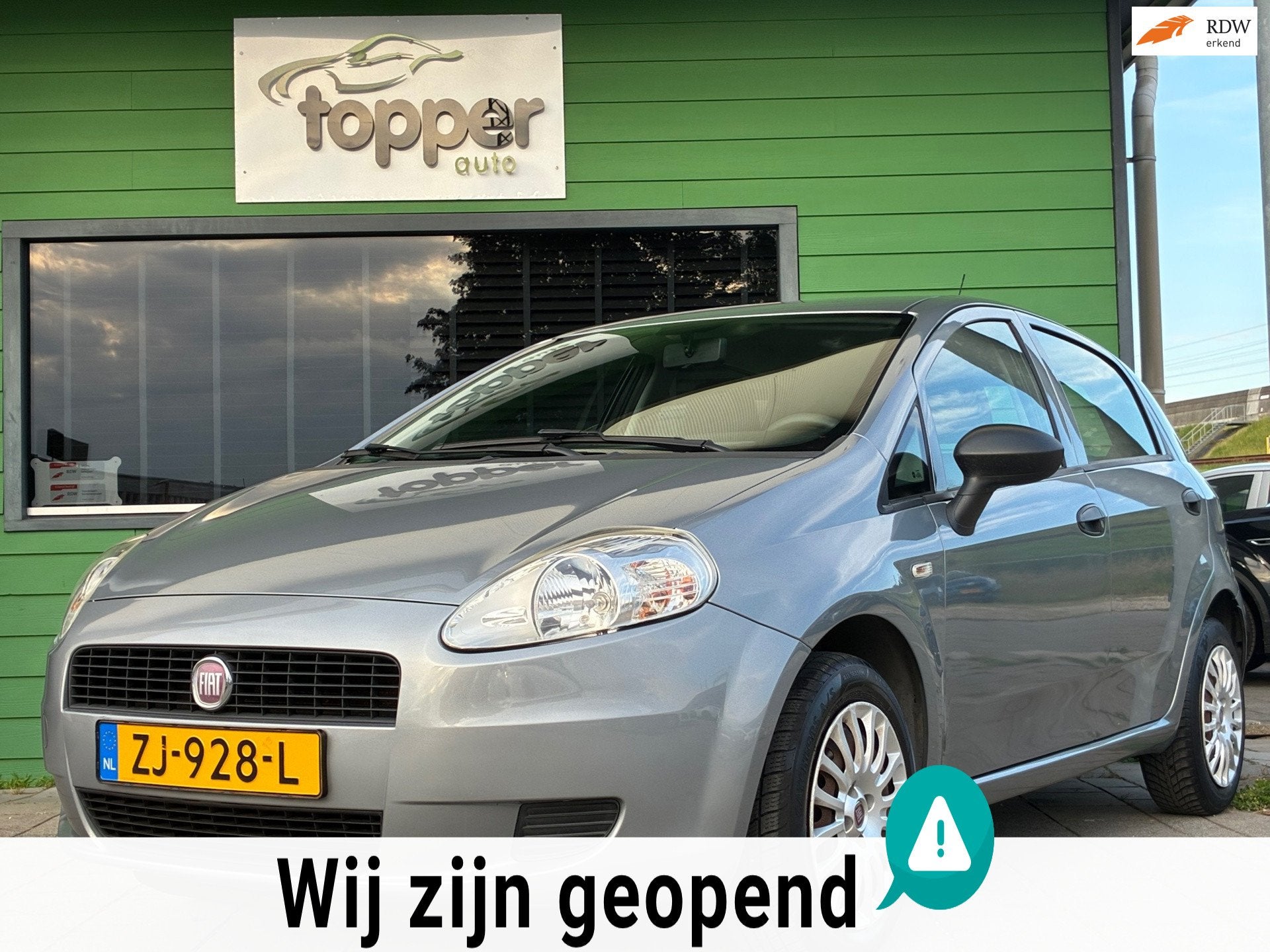 Fiat Punto Evo 1.2 Active|1e Eigenaar|Airco|Nieuwe APK|, 1242 cc, 4 cilinders, 400 kg, Bedrijf