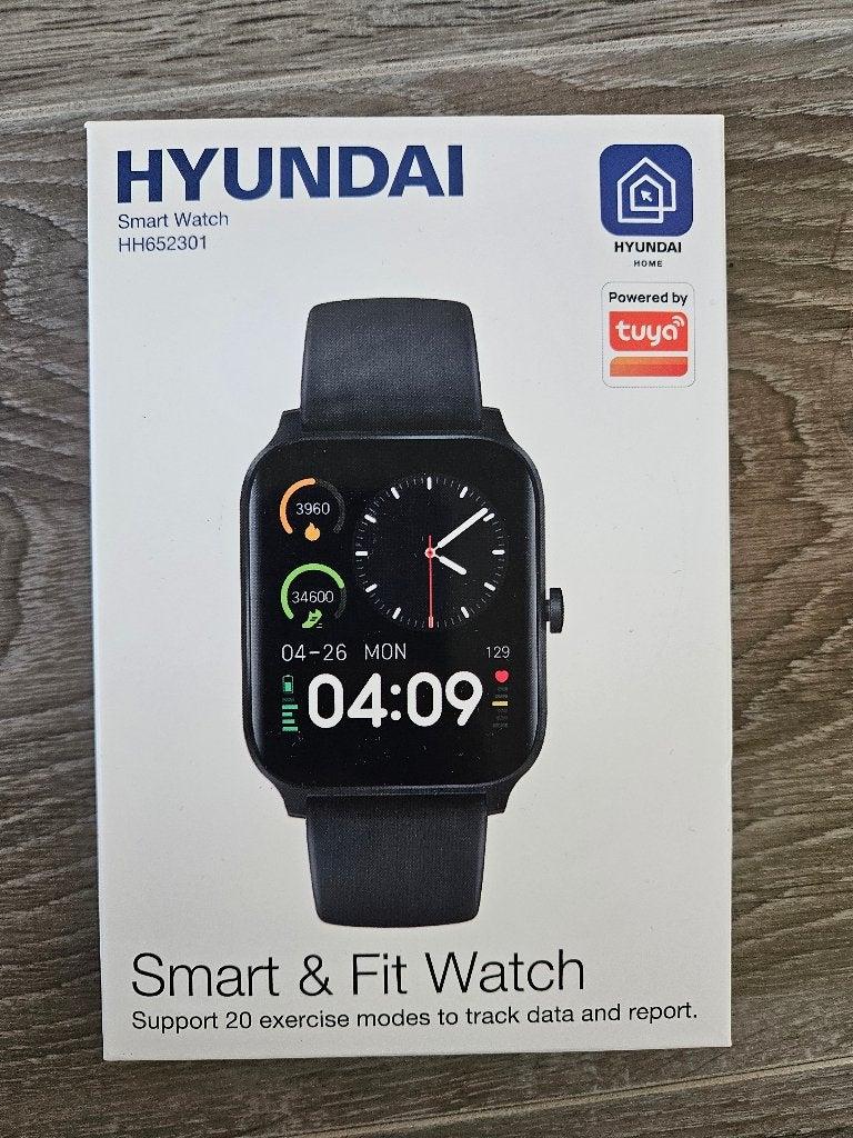 Smartwatch, Ophalen, Stappen, Zwart, Nieuw
