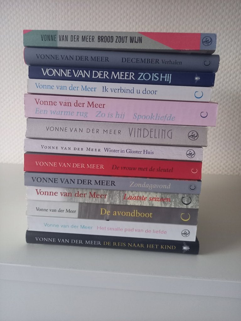 boeken Vonne van der Meer (13 titels), Ophalen of Verzenden, Gelezen, Vonne van der Meer, Nederland