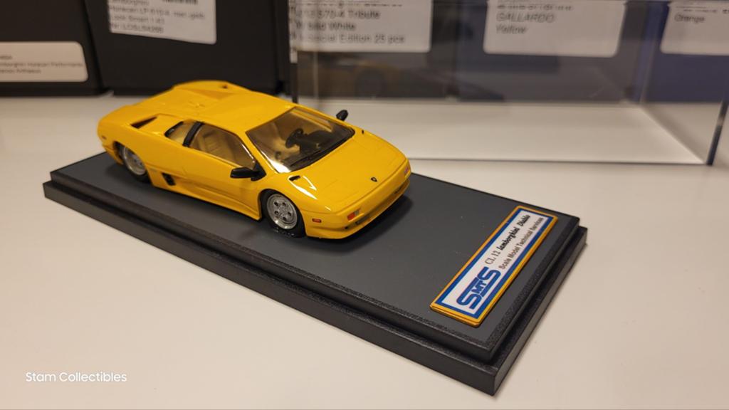 SMTS CL12 Lamborghini Diablo Yellow, Overige merken, Auto, Verzenden, Zo goed als nieuw