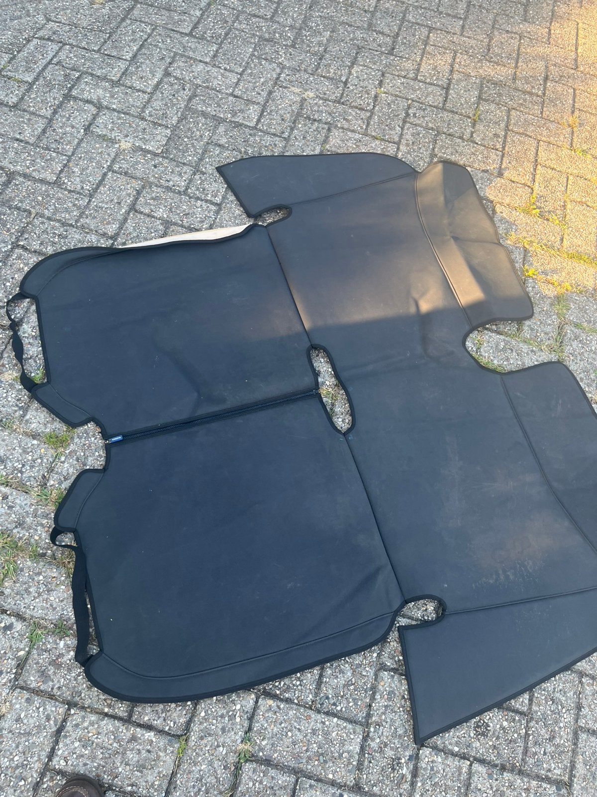 Volvo C70 achterbank honden hoes, Ophalen