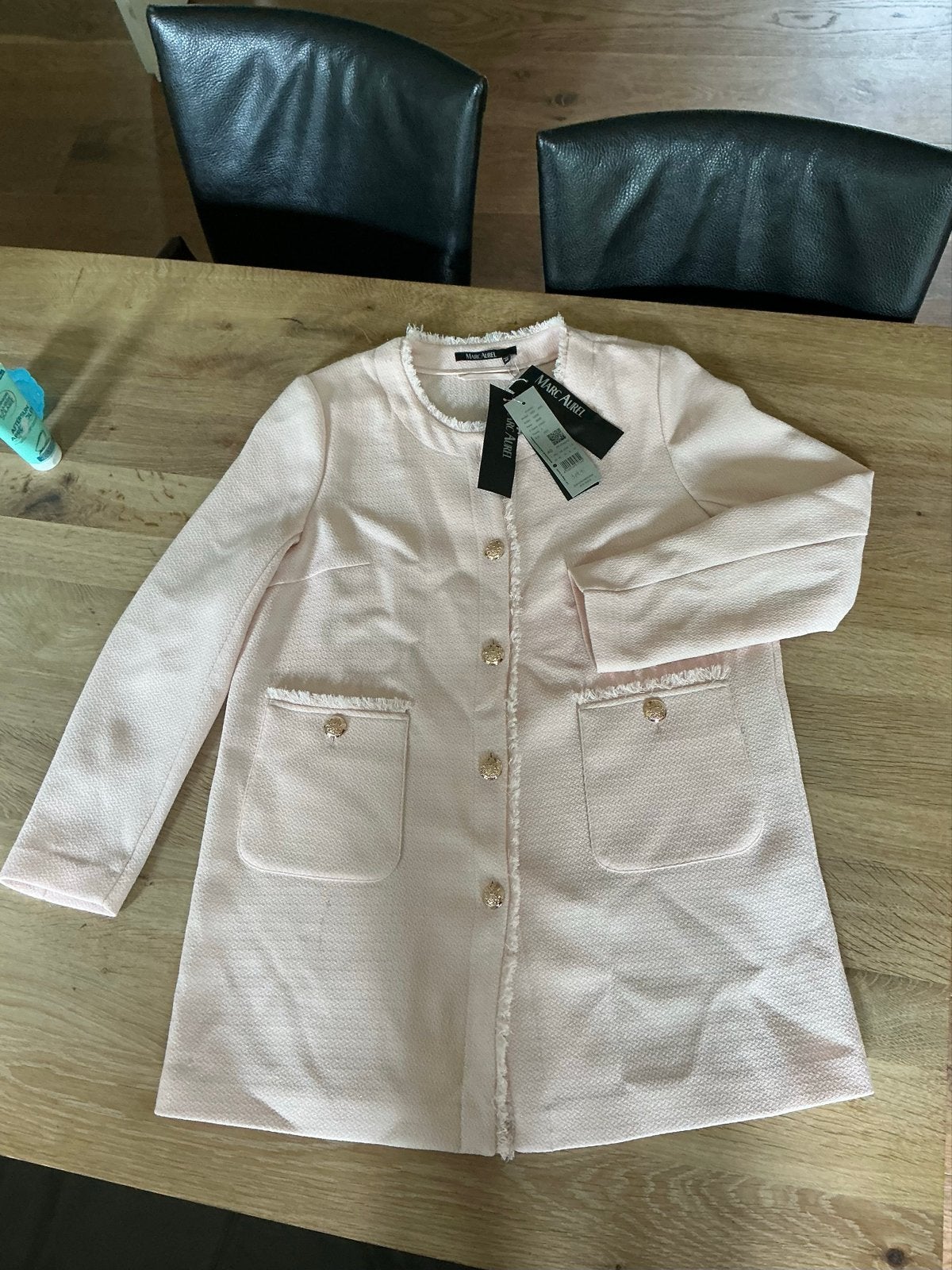 Nieuwe Marc Aurel Bouclé Jasje - Roze, Maat 40, Ophalen of Verzenden, Nieuw, Maat 38/40 (M), Roze