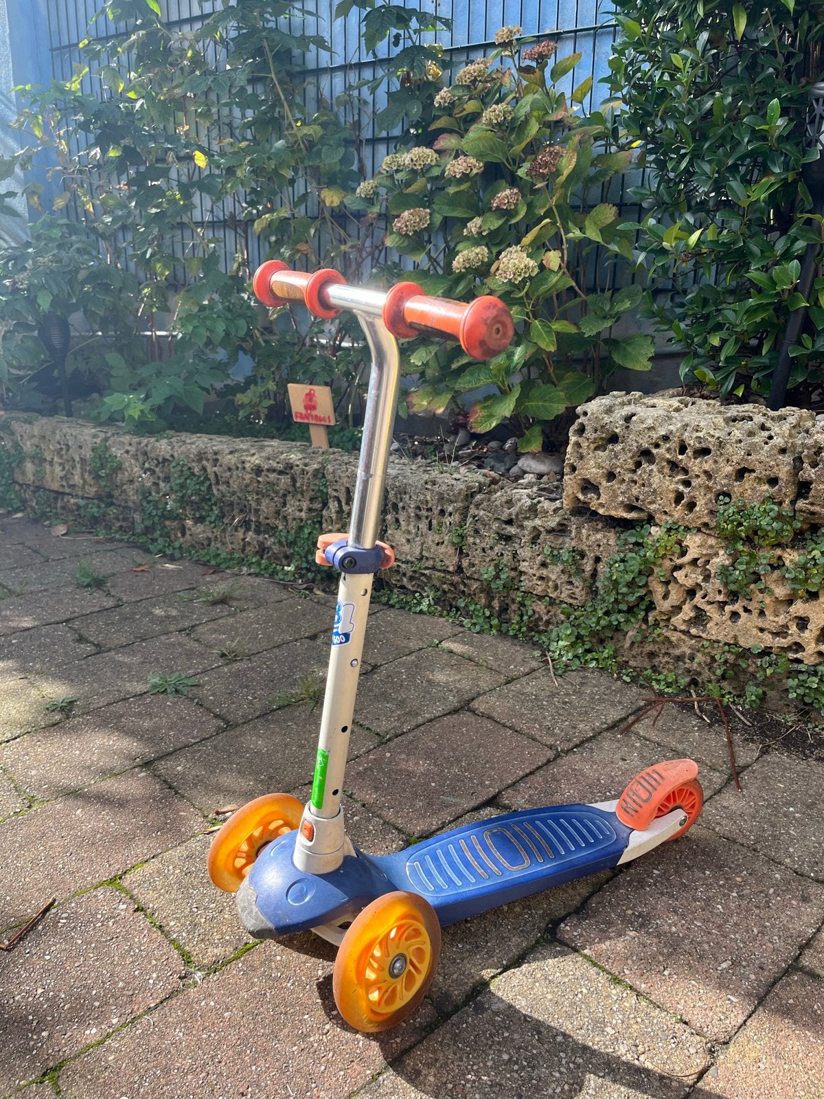 driewieler step - Blauw/Oranje, Fietsen en Brommers, Ophalen, Gebruikt, Gewone step