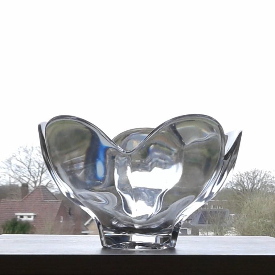 Schaal Bowl Royal Copenhagen Kristal, Antiek en Kunst, Antiek | Glas en Kristal, Ophalen of Verzenden
