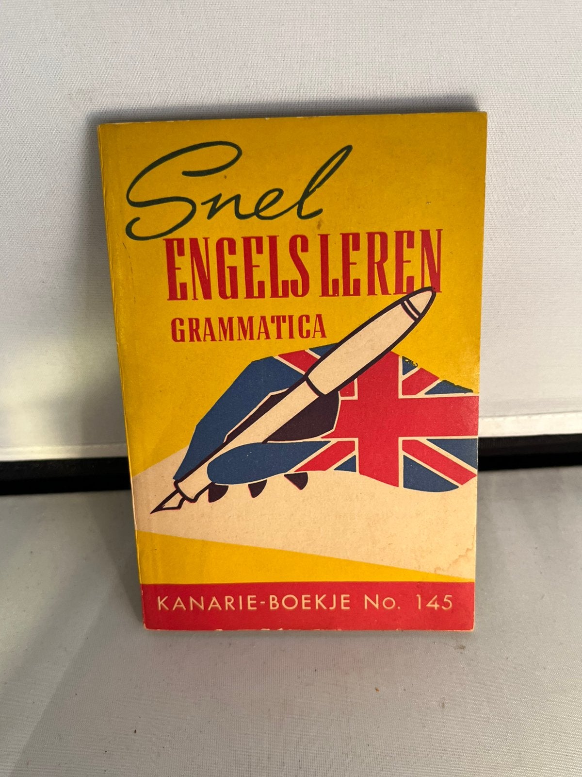 Snel Engels Leren (Grammatica) - Kanarie-Boekje No. 145, Ophalen of Verzenden, Gelezen, Overige uitgevers, Engels