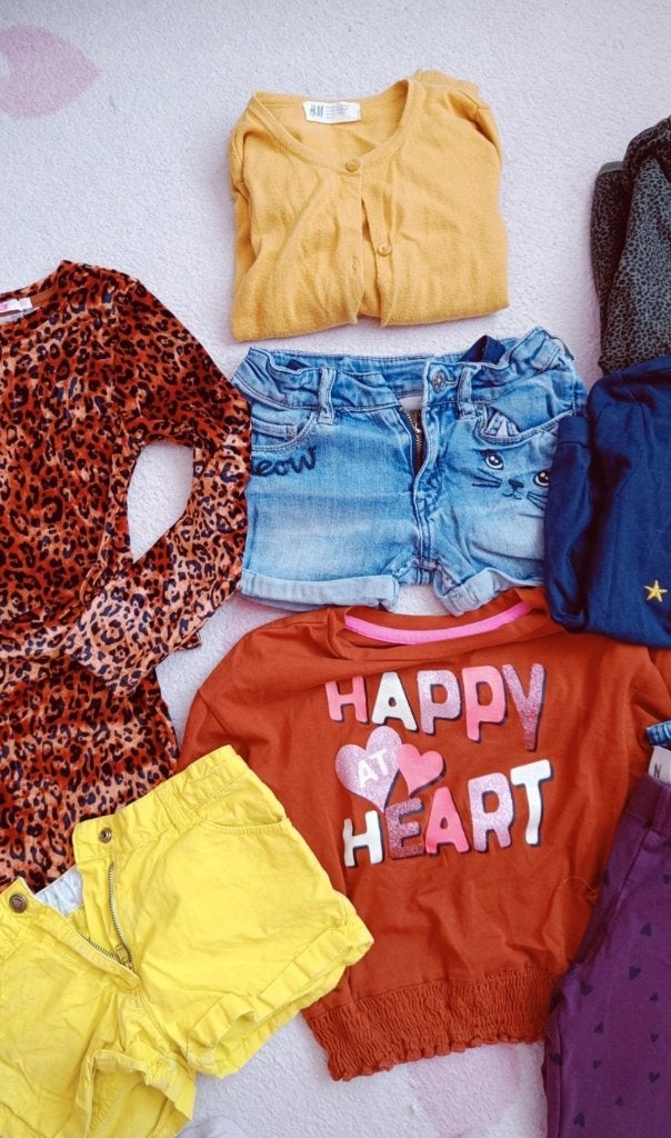 Kledingpakket meisje maat 110/116 of 5 à 6 jaar, Broek, Meisje, H&M, Ophalen of Verzenden