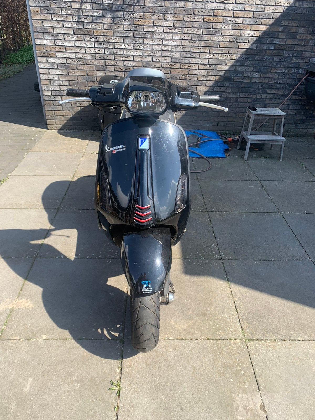 Vespa sprint, Fietsen en Brommers, Scooters | Vespa, Zo goed als nieuw, Benzine, Ophalen