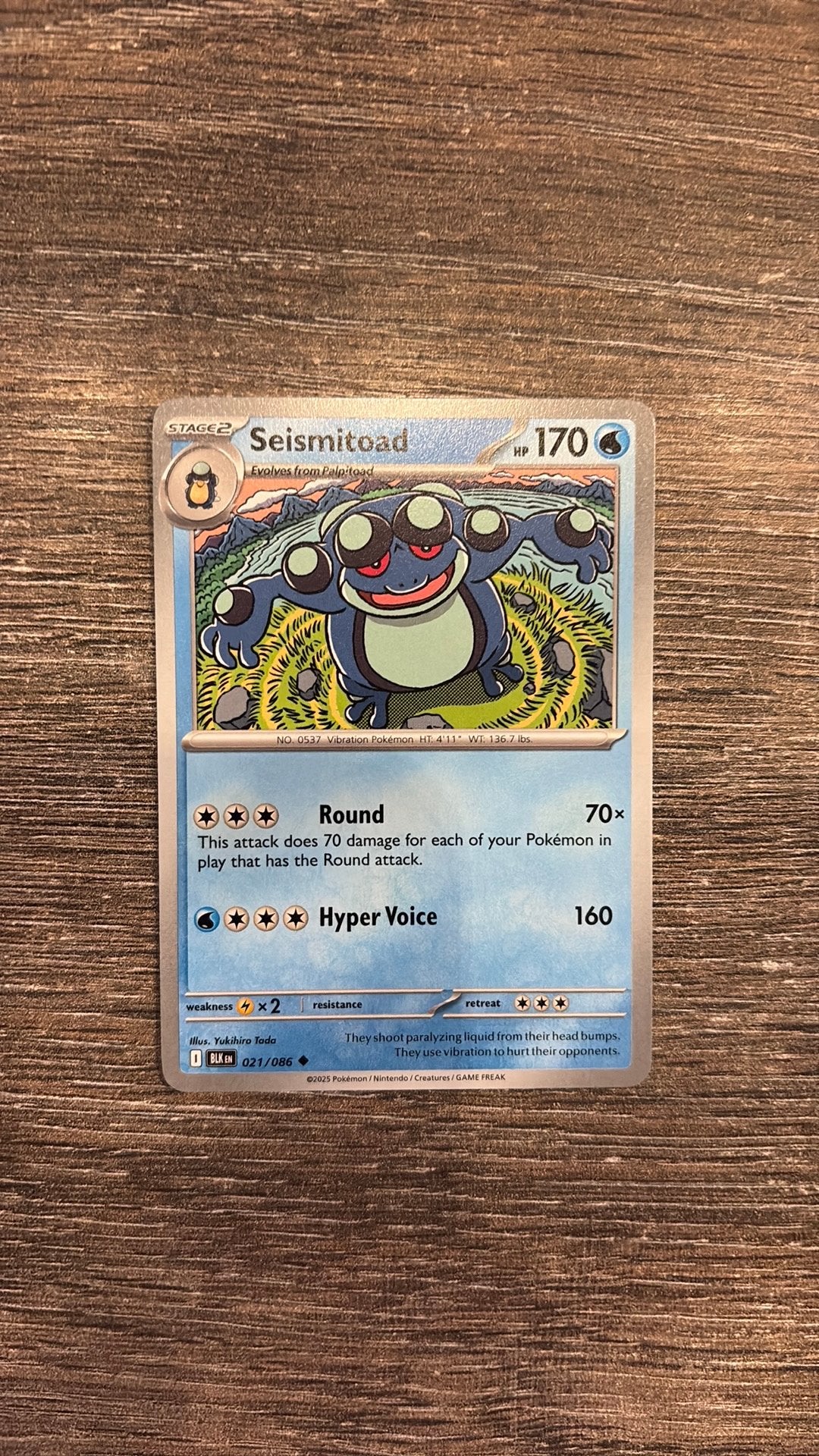 BLK Seismitoad 021/086, Ophalen of Verzenden, Zo goed als nieuw