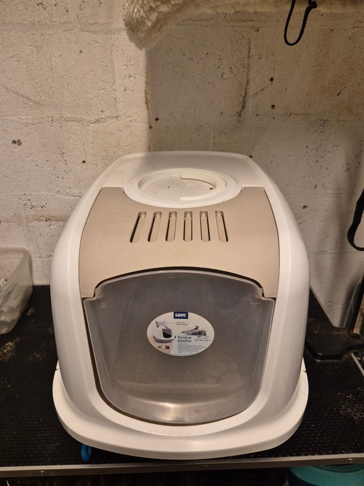 kattenbak voor grote katten of meerdere katten, Ophalen, Zo goed als nieuw
