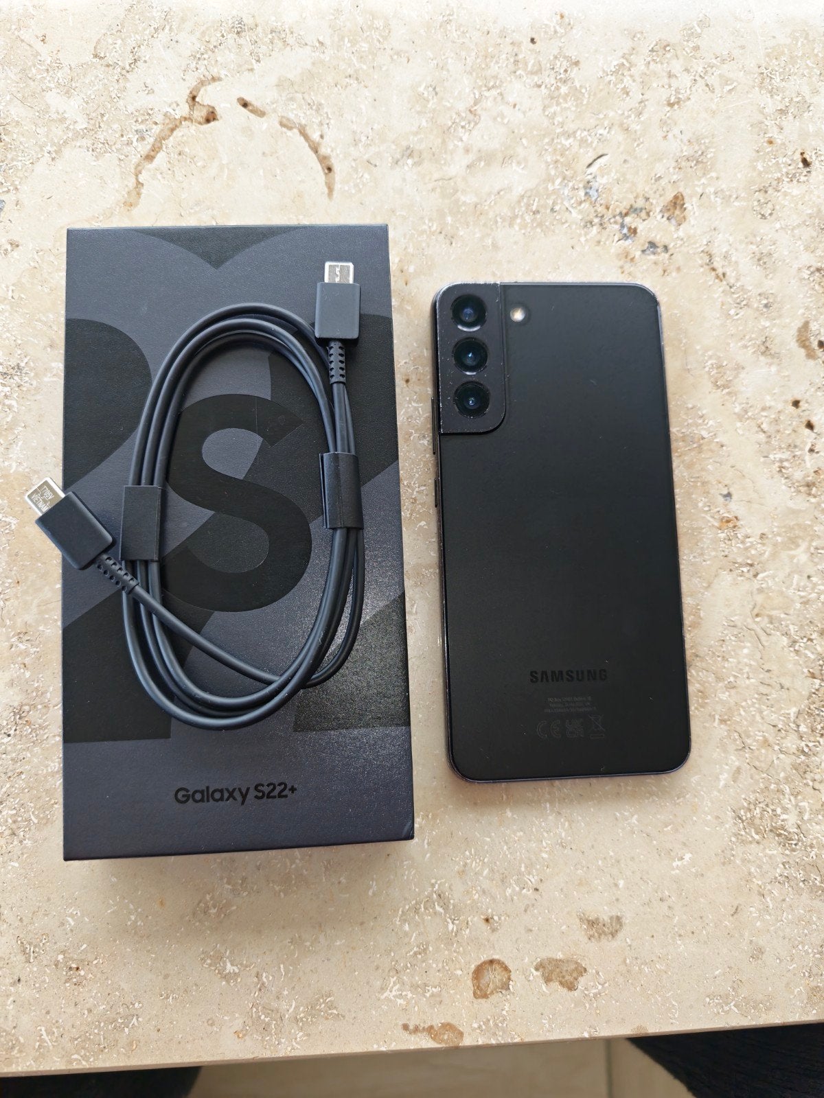 Samsung S22 Plus +, Telecommunicatie, Mobiele telefoons | Samsung, Gebruikt, Zwart, Touchscreen, Ophalen of Verzenden
