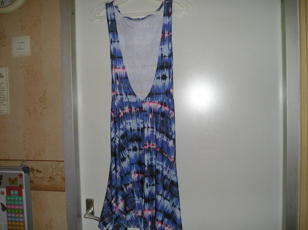 Dameskleding: Zomerjurk van Coolcat, mt S, Blauw, Ophalen of Verzenden, Maat 36 (S), Gedragen