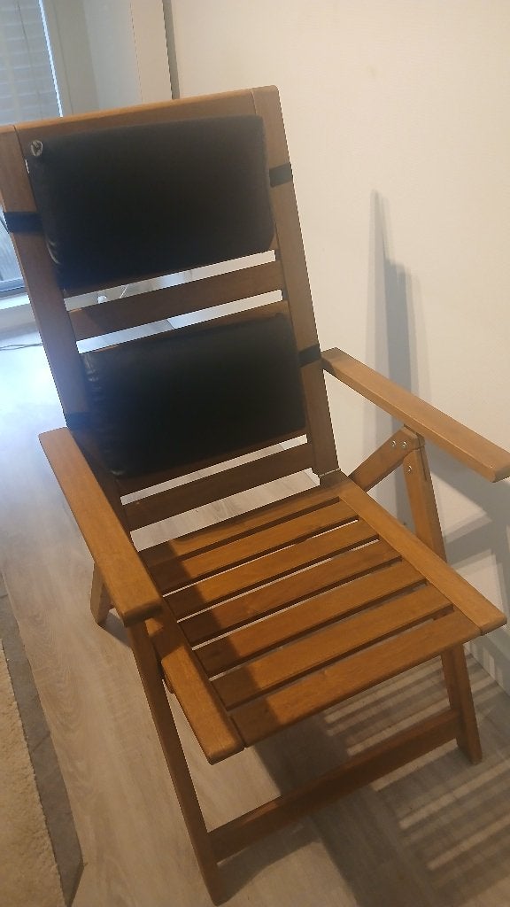 Reclining chair, outdoor, foldable IKEA NÄMMARÖ, Ophalen of Verzenden, Hout