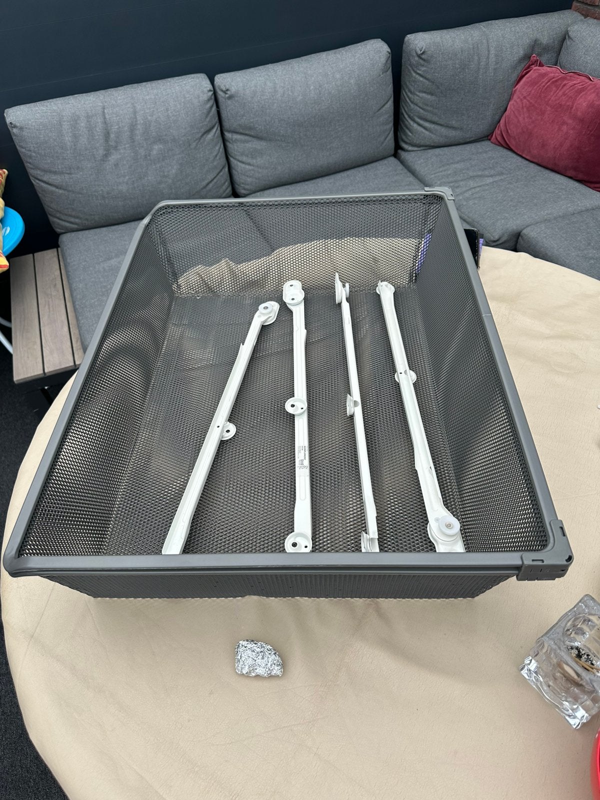 Zogoed als nieuw ikea laa b:69 d:54 h:16 2stuks, Ophalen of Verzenden, Zo goed als nieuw
