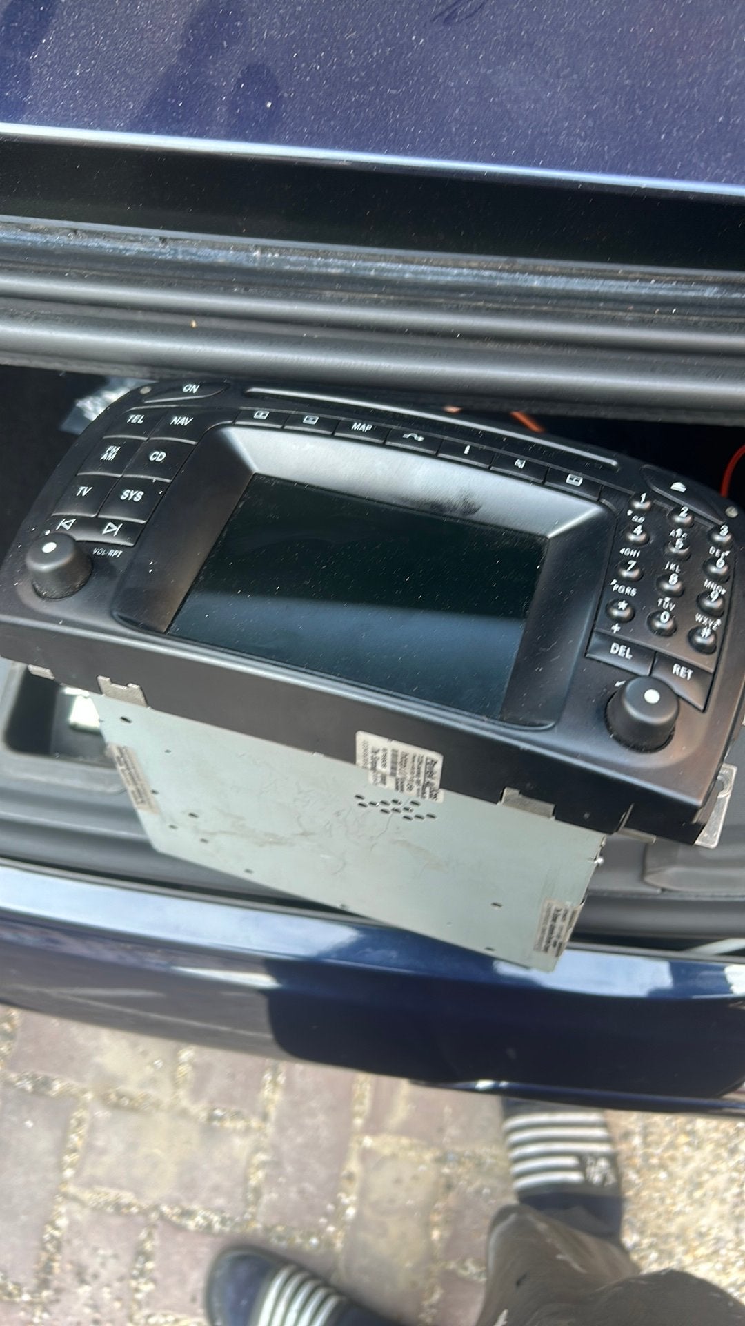 Orginele Headunit mercedes sl500 plus bose versterker, Ophalen of Verzenden, Gebruikt
