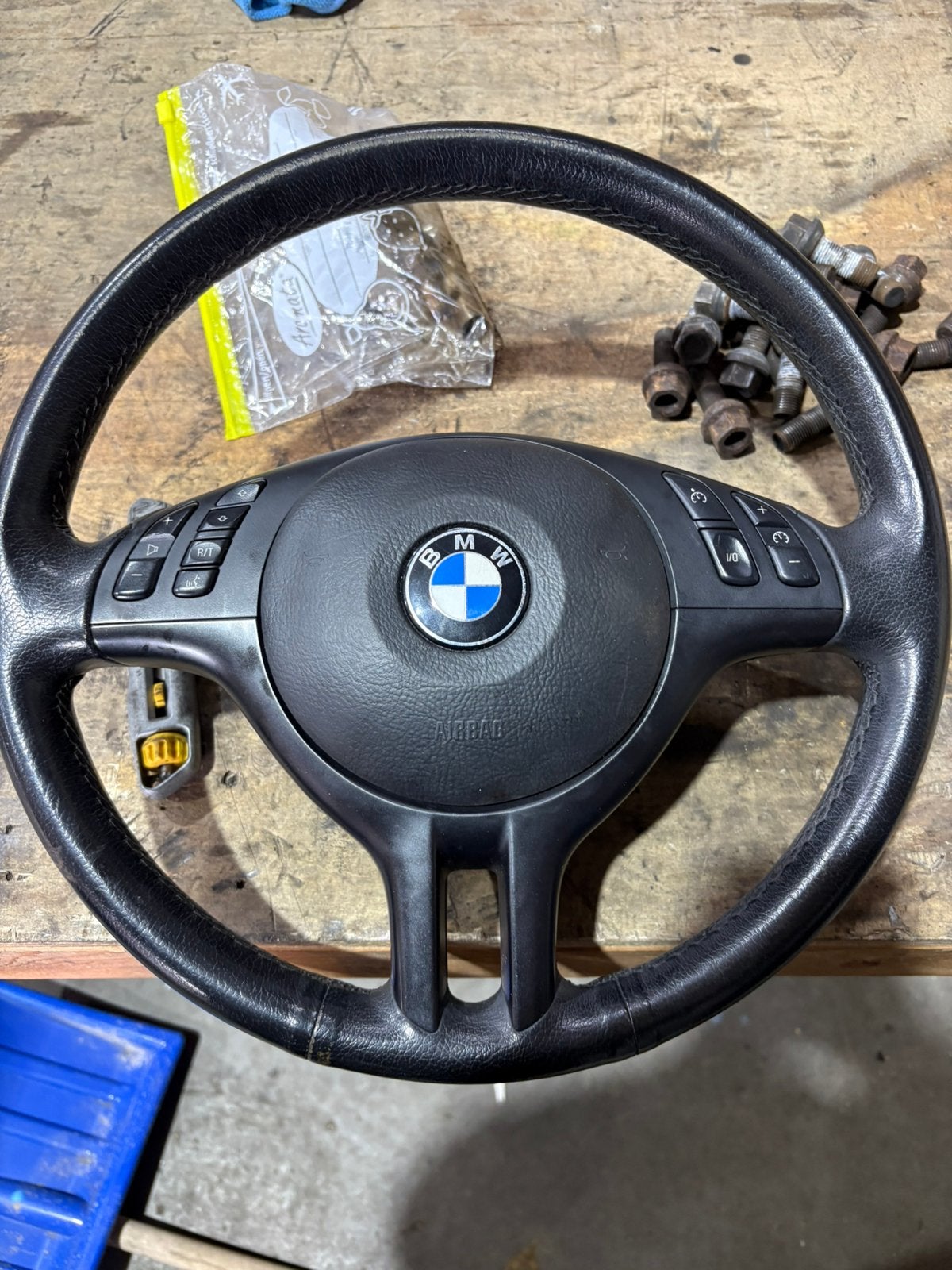 bmw e46  3 spaaks stuur, Ophalen of Verzenden, Gebruikt, BMW