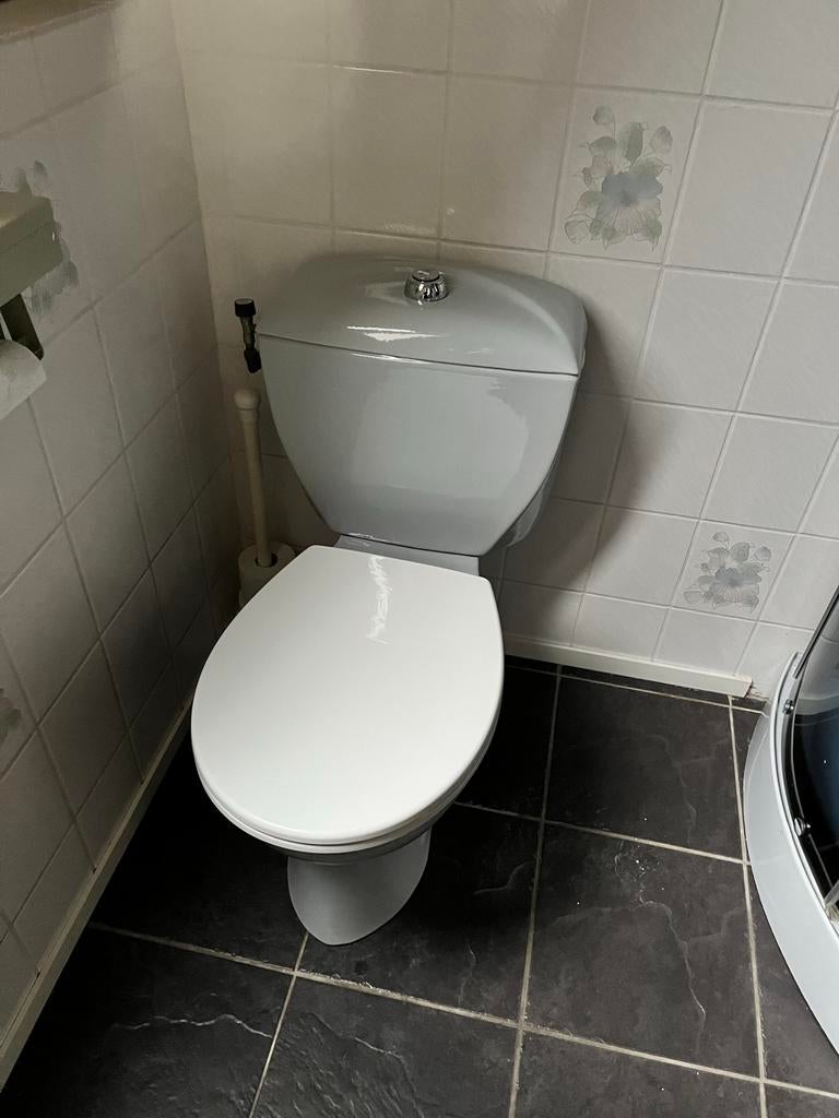 Moderne douchecabine met massagejets en toilet, Doe-het-zelf en Verbouw, Ophalen, Gebruikt, Rvs, Douche